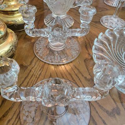 Mid Century Glass Lot