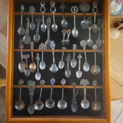 Framed Spoon Collection