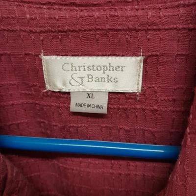 Womens light Jackets Christopher Banks XL, Haggar 14, Decorated originals Large
