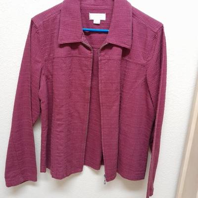 Womens light Jackets Christopher Banks XL, Haggar 14, Decorated originals Large