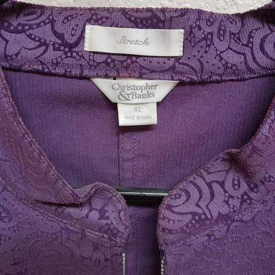 Womens light Jackets and a shirt TanJay m, two Christopher Banks XL, Zenergy 2