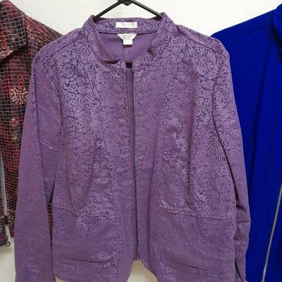 Womens light Jackets and a shirt TanJay m, two Christopher Banks XL, Zenergy 2