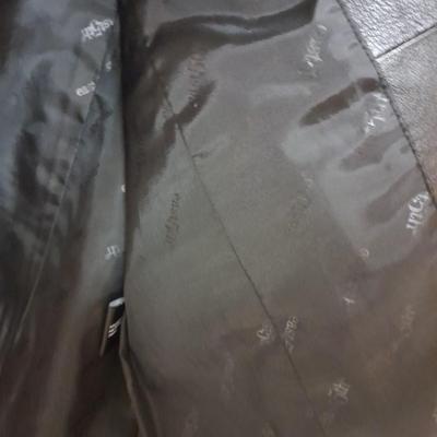 Women's Genuine leather East 5th black leather coat size XL