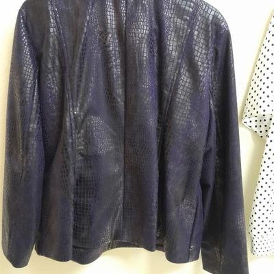 Women's clothes, Two shirts Alfred dunner 14, Allison Daley 12 and a  Elemntz XL Jacket
