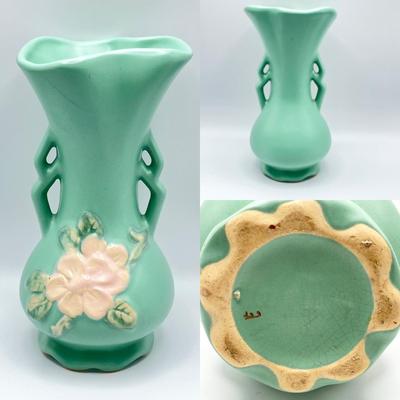 WELLER ~ Set Of Two (2) ~ Vtg. Vases ~*Read Details