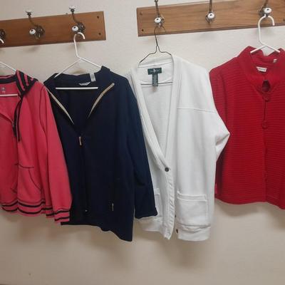 Womens sweatshirt like Jackets, SB active XL, Hunt CLub L, Coldwater Creek,