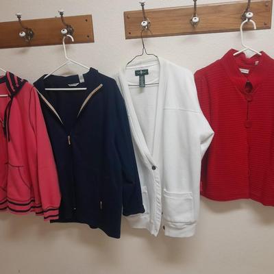 Womens sweatshirt like Jackets, SB active XL, Hunt CLub L, Coldwater Creek,