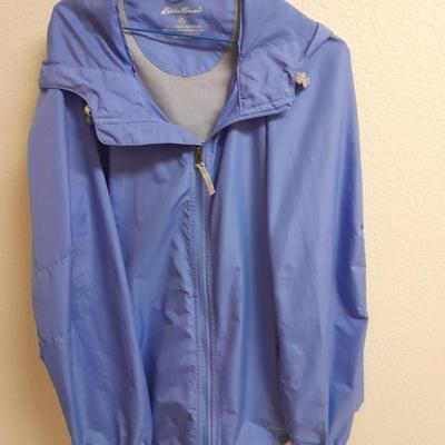 Three windbreaker type jackets, Bronco's, Washington, sizes L & XL