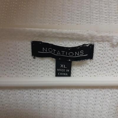 Womens long sleeved shirts and Jackets Notations XL, Koret 1X, Alfred Dunner L, and Purejill L