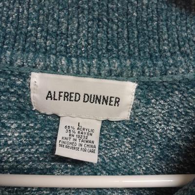 Womens long sleeved shirts and Jackets Notations XL, Koret 1X, Alfred Dunner L, and Purejill L