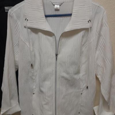 Womens long sleeved shirts and Jackets Notations XL, Koret 1X, Alfred Dunner L, and Purejill L