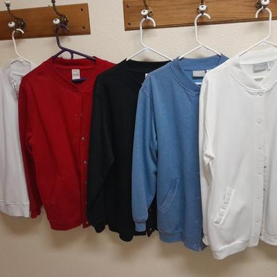 Blair Size Large button up jacket / sweatshirts in different Colors