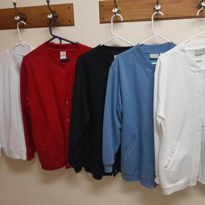 Blair Size Large button up jacket / sweatshirts in different Colors