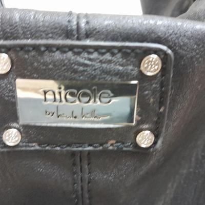 Two black leather-like purses in great condition Miztigne and Nicole