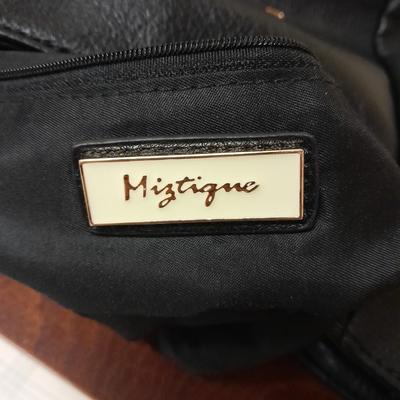 Two black leather-like purses in great condition Miztigne and Nicole