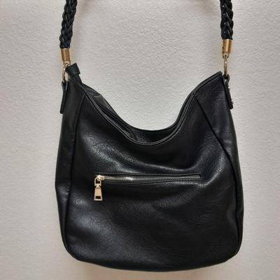 Two black leather-like purses in great condition Miztigne and Nicole