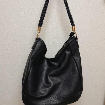 Two black leather-like purses in great condition Miztigne and Nicole
