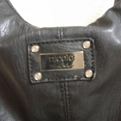 Two black leather-like purses in great condition Miztigne and Nicole