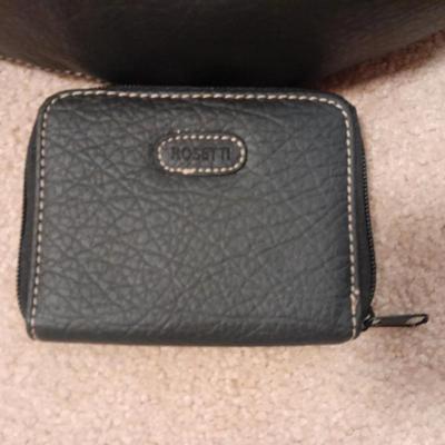 Two black leather like Rosetti purses and a small black Rosetti wallet