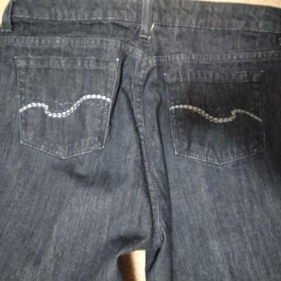Two pairs of Jeans, and one pair of Capri's Eddie Bauer 12, West Side 12 tall, St. Johns Bay size 12