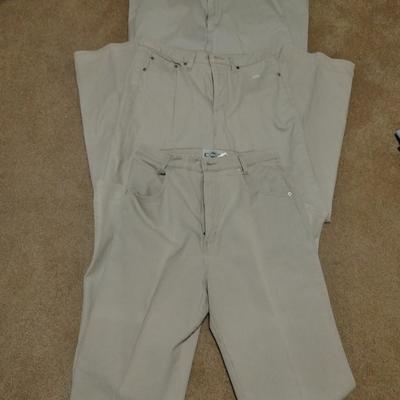 Three pairs of Capri's Tall Girl 12, St John's Bay 12, Lee Rider Size 14L