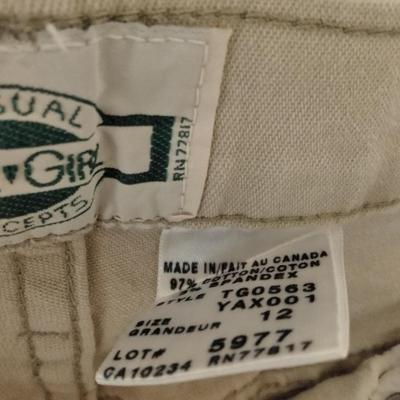 Three pairs of Capri's Tall Girl 12, St John's Bay 12, Lee Rider Size 14L