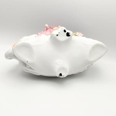 Women With Swans Porcelain Vase