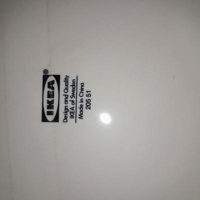 Five different sized Ikea White pillar vases / crocks for special events or home use
