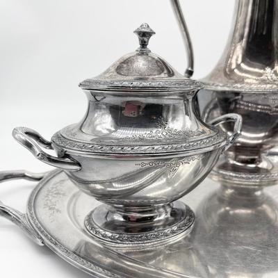 ROGERS BROS ~ Argosy ~ Silver Plate Tea Set