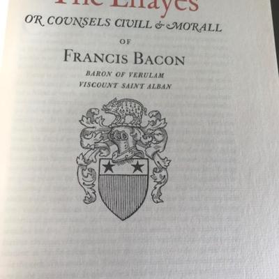 The Essays of Sir Francis Bacon