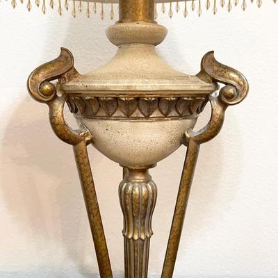 Three Way Beaded Shade Decorative Table Lamps