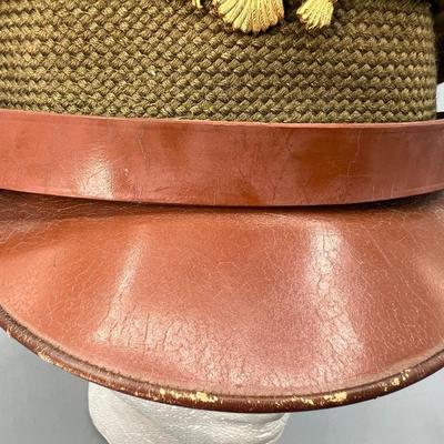 Vintage WW2 WWII US Army Air Corps Pilot Officer Crusher Cap Hat