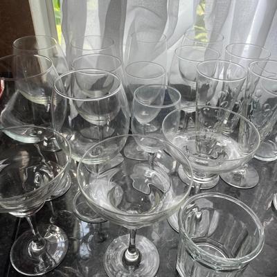 Huge lot of glassware