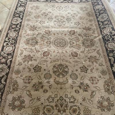 Beige area rug