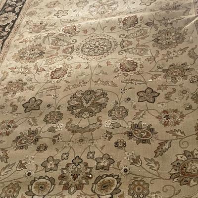 Beige area rug