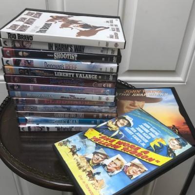 collection of John Wayne dvd's