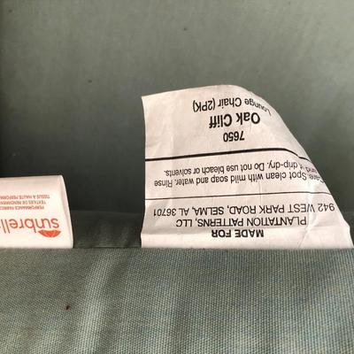 Four Piece Outdoor Patio Set with Cushions (Wicker Like) -Lot 451