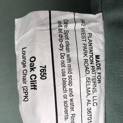 Four Piece Outdoor Patio Set with Cushions (Wicker Like) -Lot 451