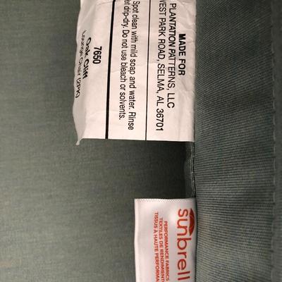 Four Piece Outdoor Patio Set with Cushions (Wicker Like) -Lot 451