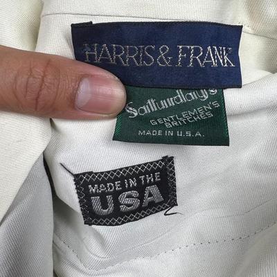Two Pairs of Vintage Men's Slacks Pants Harris & Frank Gentlemen's Britches
