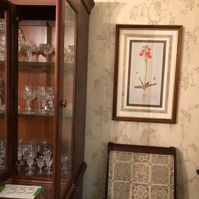 Two Floral Framed Home Decor Pictures -Lot 452