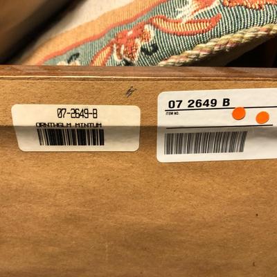 Two Floral Framed Home Decor Pictures -Lot 452