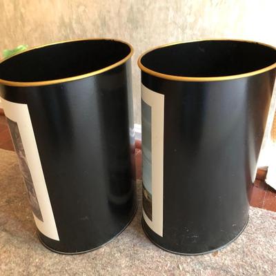 Two Waste Baskets/Trash Cans -Lot 453