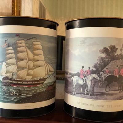 Two Waste Baskets/Trash Cans -Lot 453