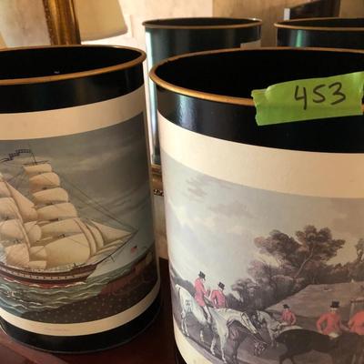 Two Waste Baskets/Trash Cans -Lot 453