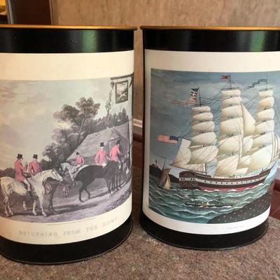 Two Waste Baskets/Trash Cans -Lot 453