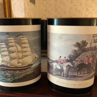 Two Waste Baskets/Trash Cans -Lot 453