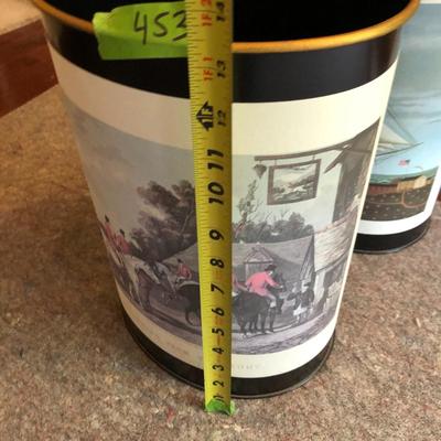 Two Waste Baskets/Trash Cans -Lot 453