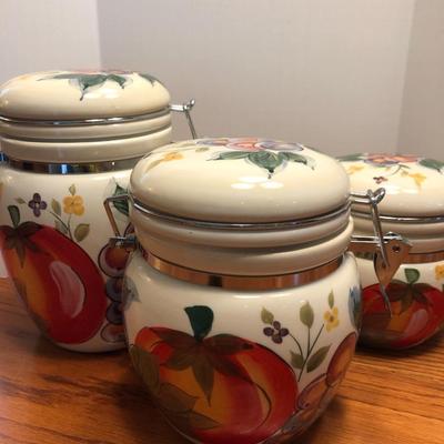3 Piece Canister Set -Lot 455