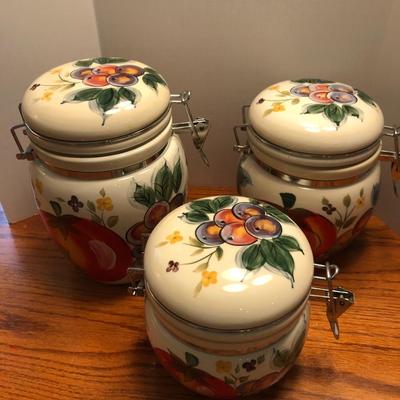 3 Piece Canister Set -Lot 455
